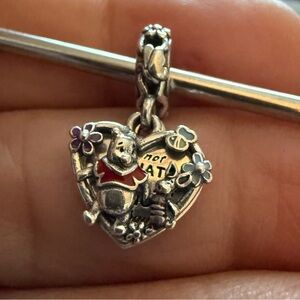Winnie the Pooh Heart Charm Pendant